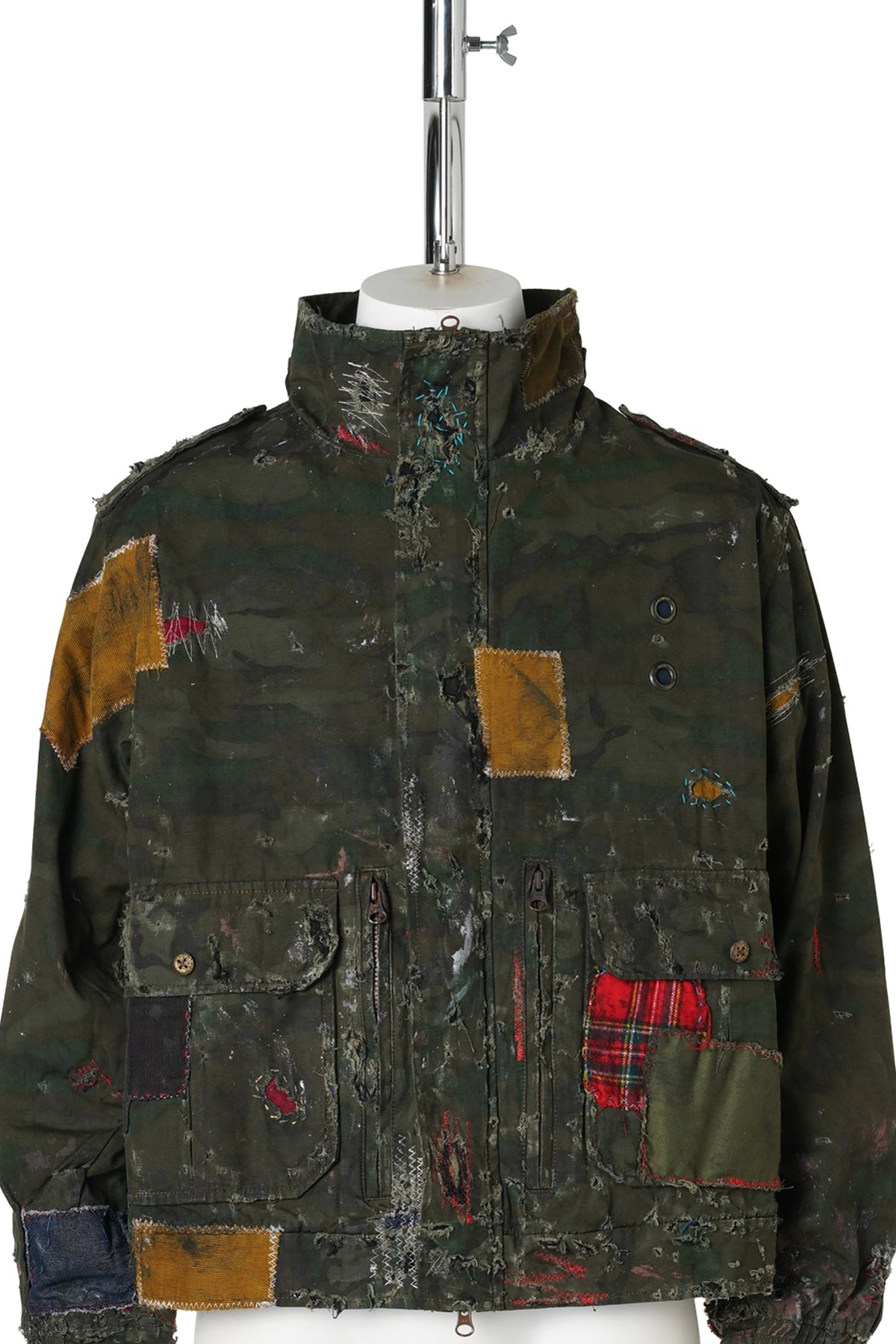 VILLAIN POLICEMAN JACKET / WOODLAND CAMO