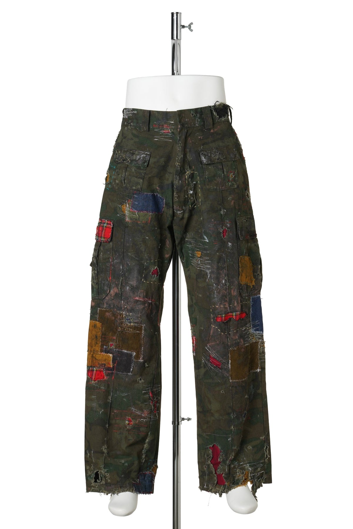LOW CROTCH CARGO PANTS / WOODLAND CAMO