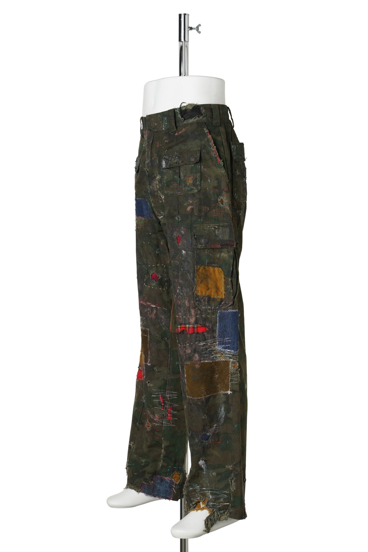 LOW CROTCH CARGO PANTS / WOODLAND CAMO