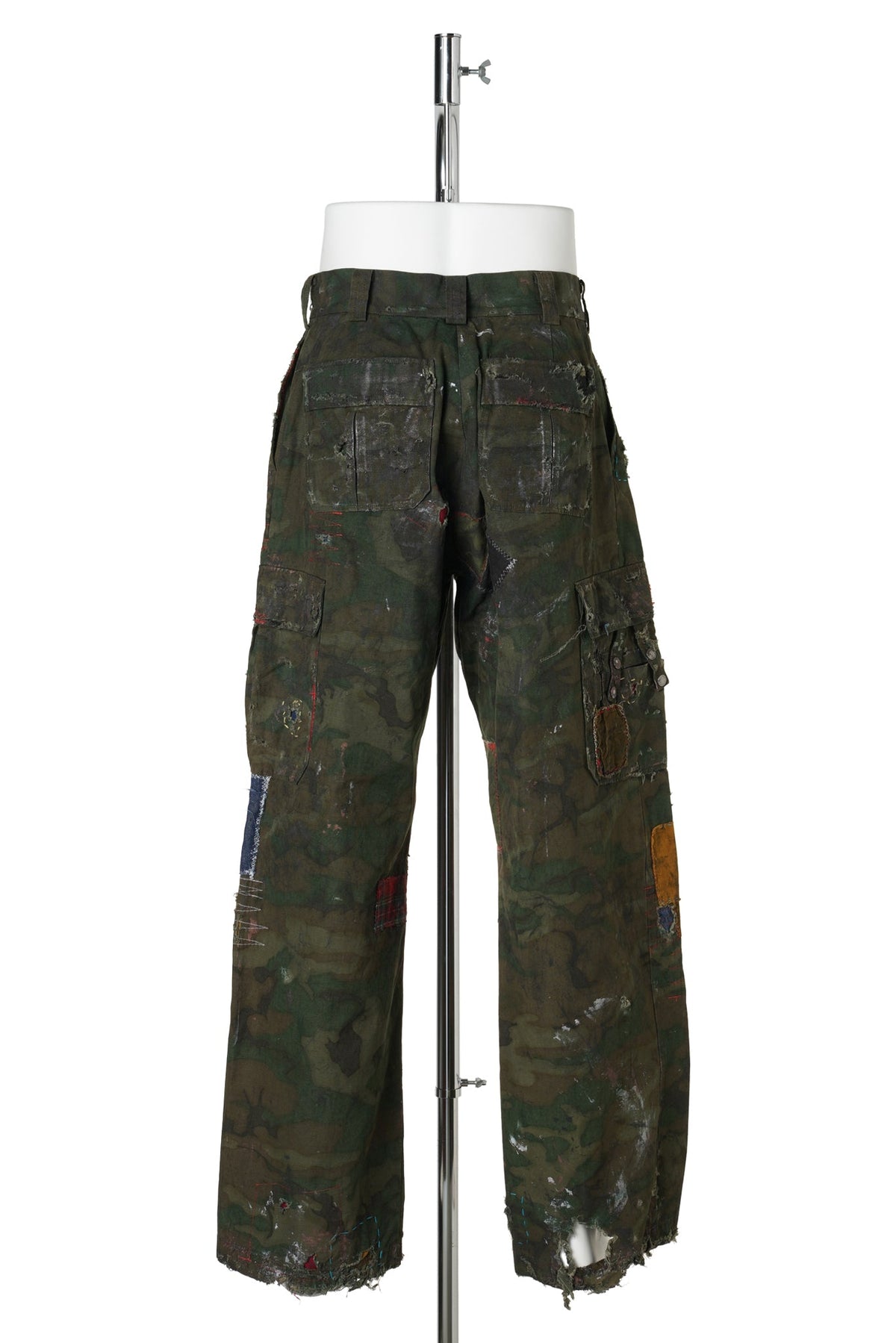 LOW CROTCH CARGO PANTS / WOODLAND CAMO