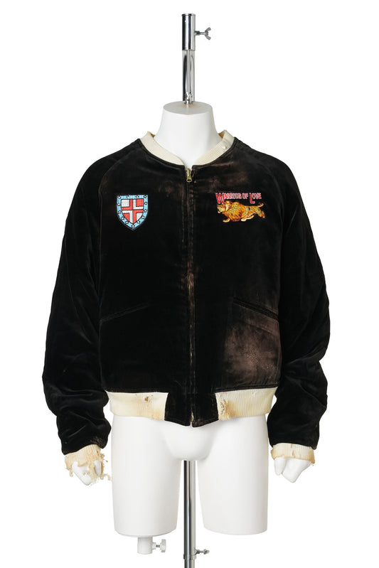 CHRIS CHAN SOUVENIR JACKET / BLACK x RED