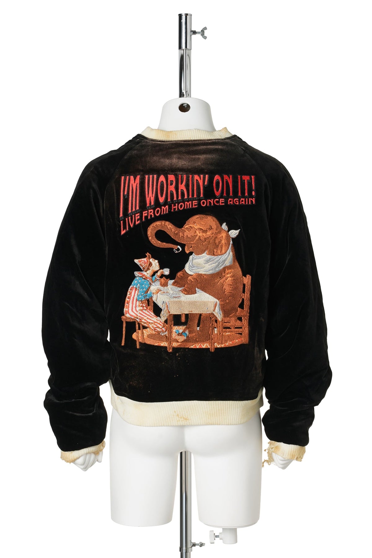 CHRIS CHAN SOUVENIR JACKET / BLACK x RED