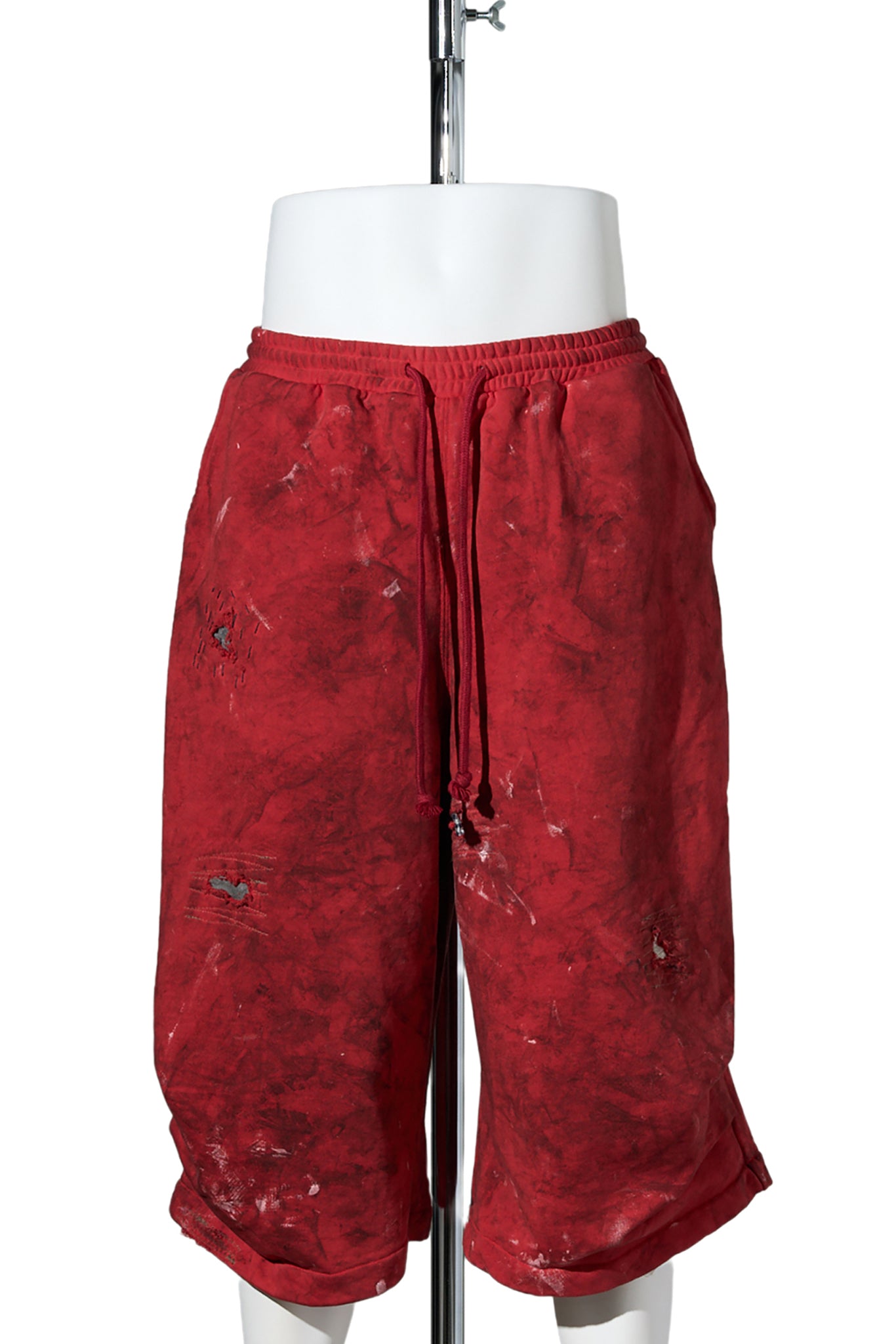 SCRIBBLE SHORTS / RED