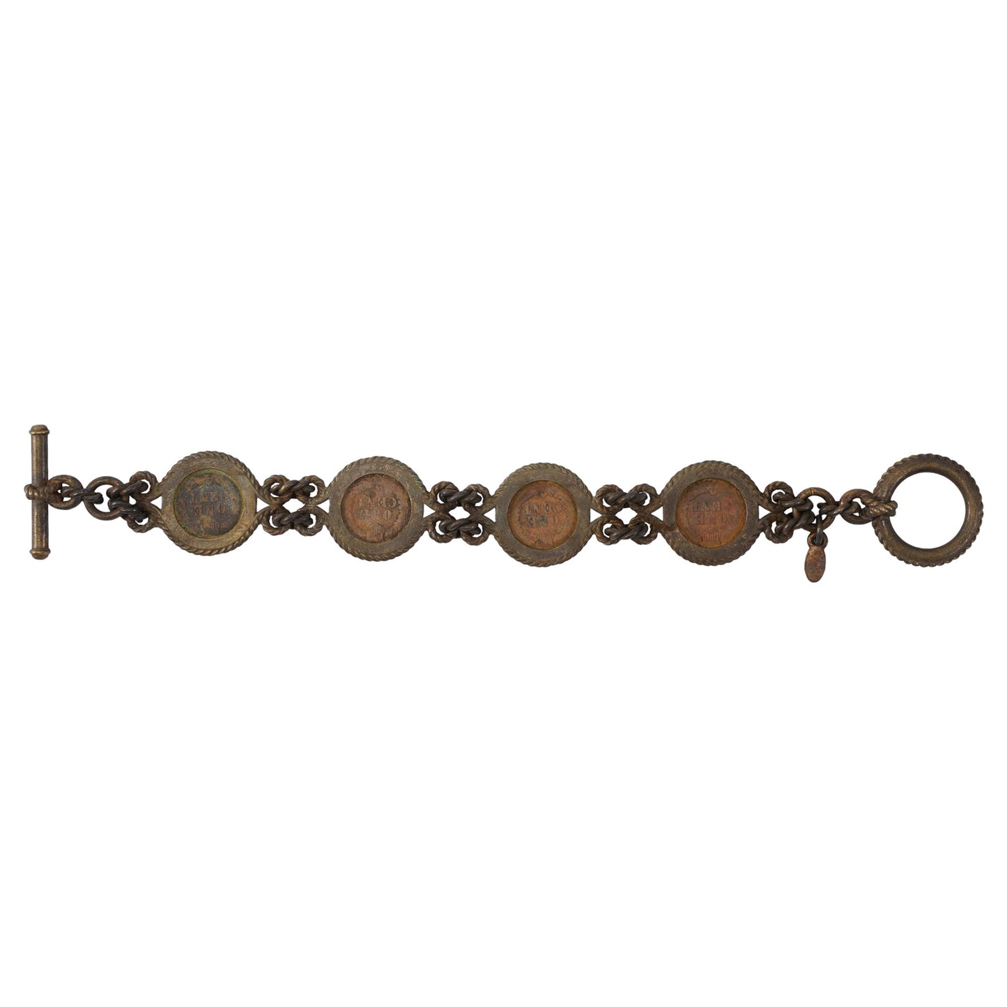 LATCH RUSTED BRACELET / COIN 2