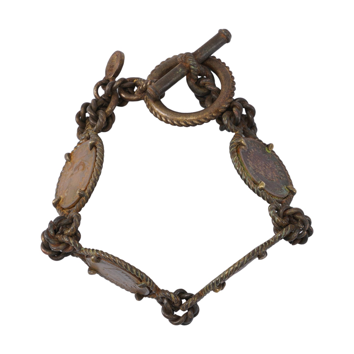 LATCH RUSTED BRACELET / COIN 2