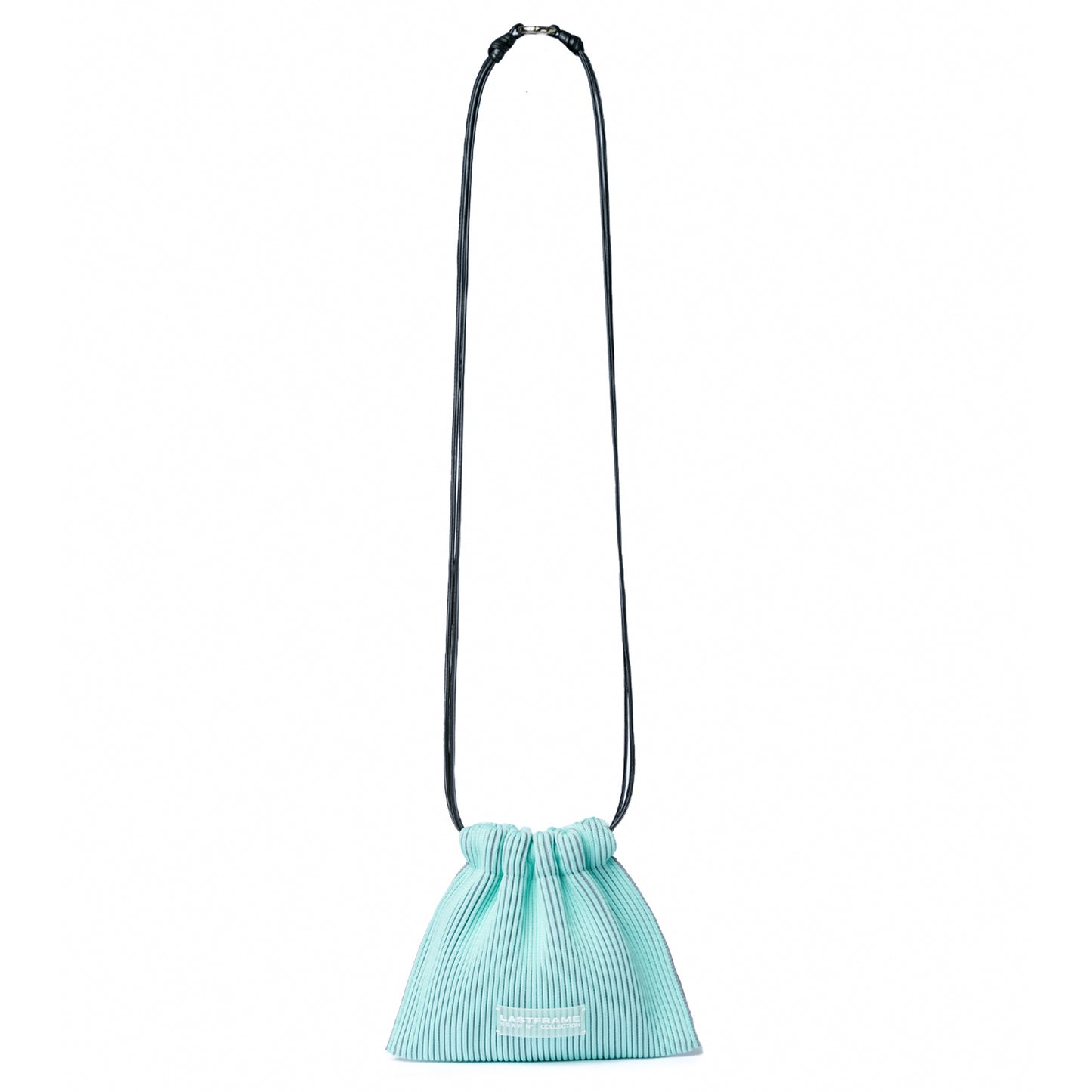 KASANE SACK BAG MINI / MINT GREEN x GRAY