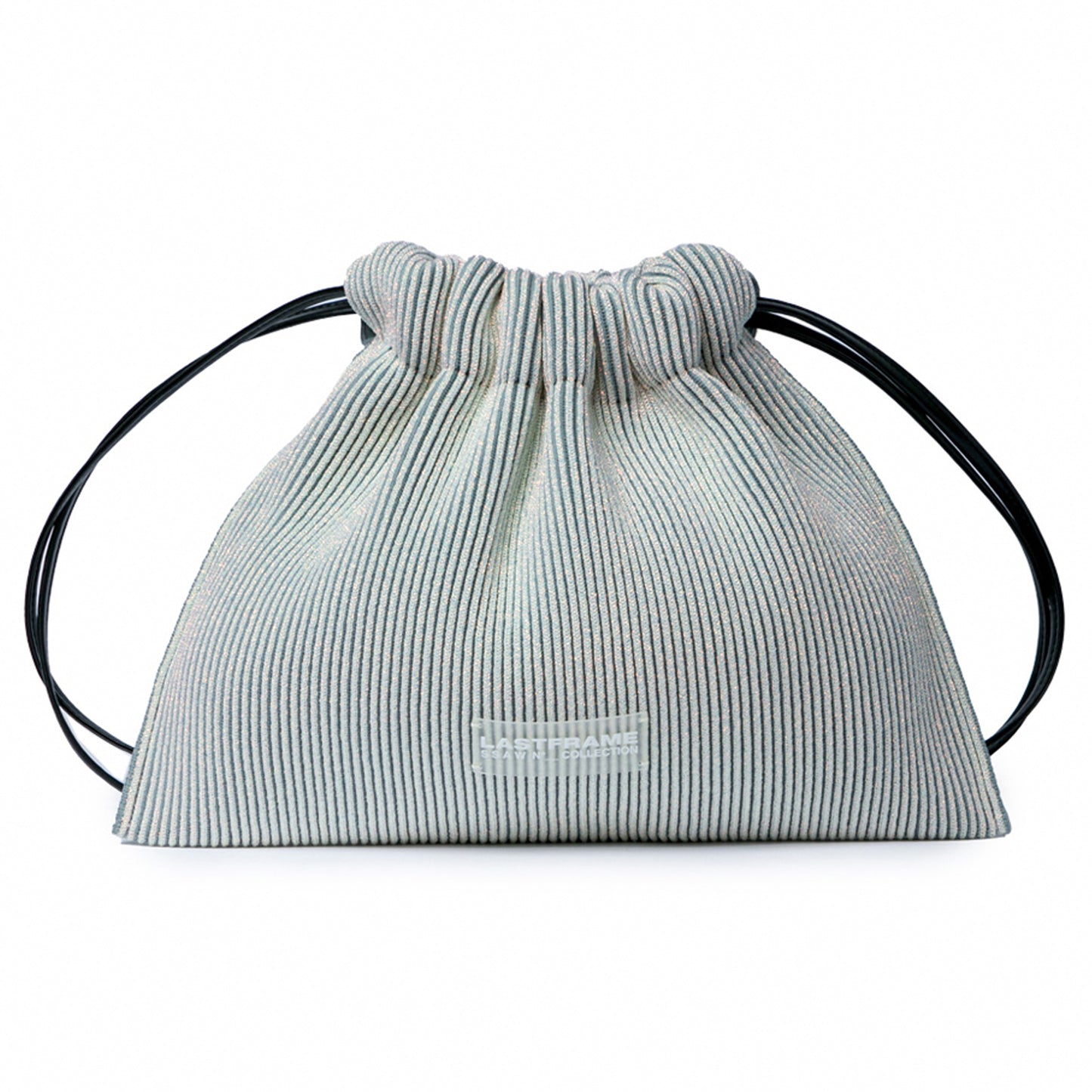 KYOTO METALLIC SACK BAG / HOLOGRAM x GRAY