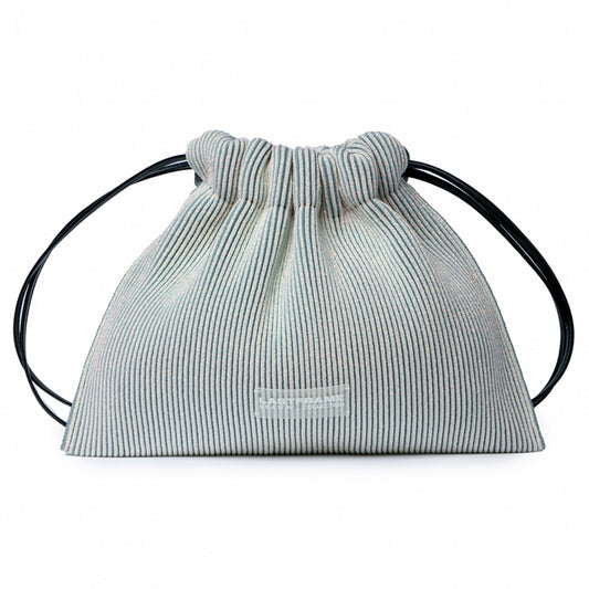 KYOTO METALLIC SACK BAG / HOLOGRAM x GRAY