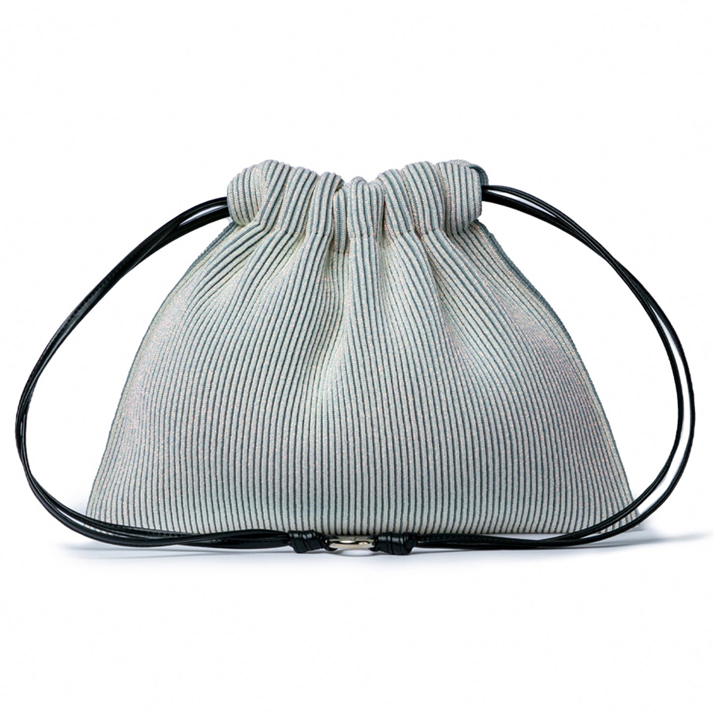 KYOTO METALLIC SACK BAG / HOLOGRAM x GRAY