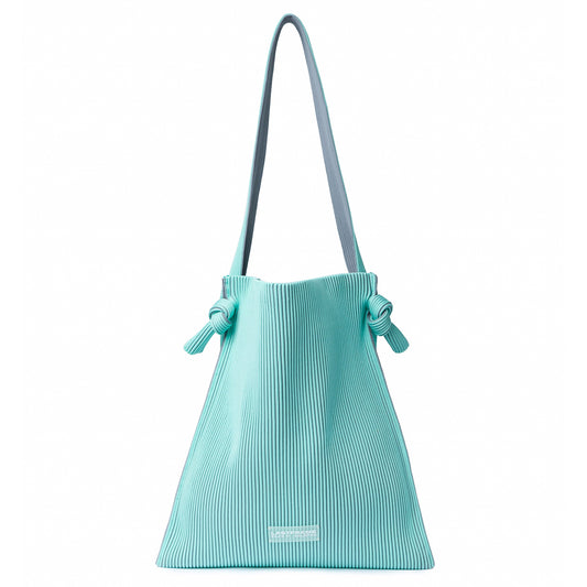 KASANE REVERSIBLE MUSUBI TOTE / MINT GREEN x GRAY