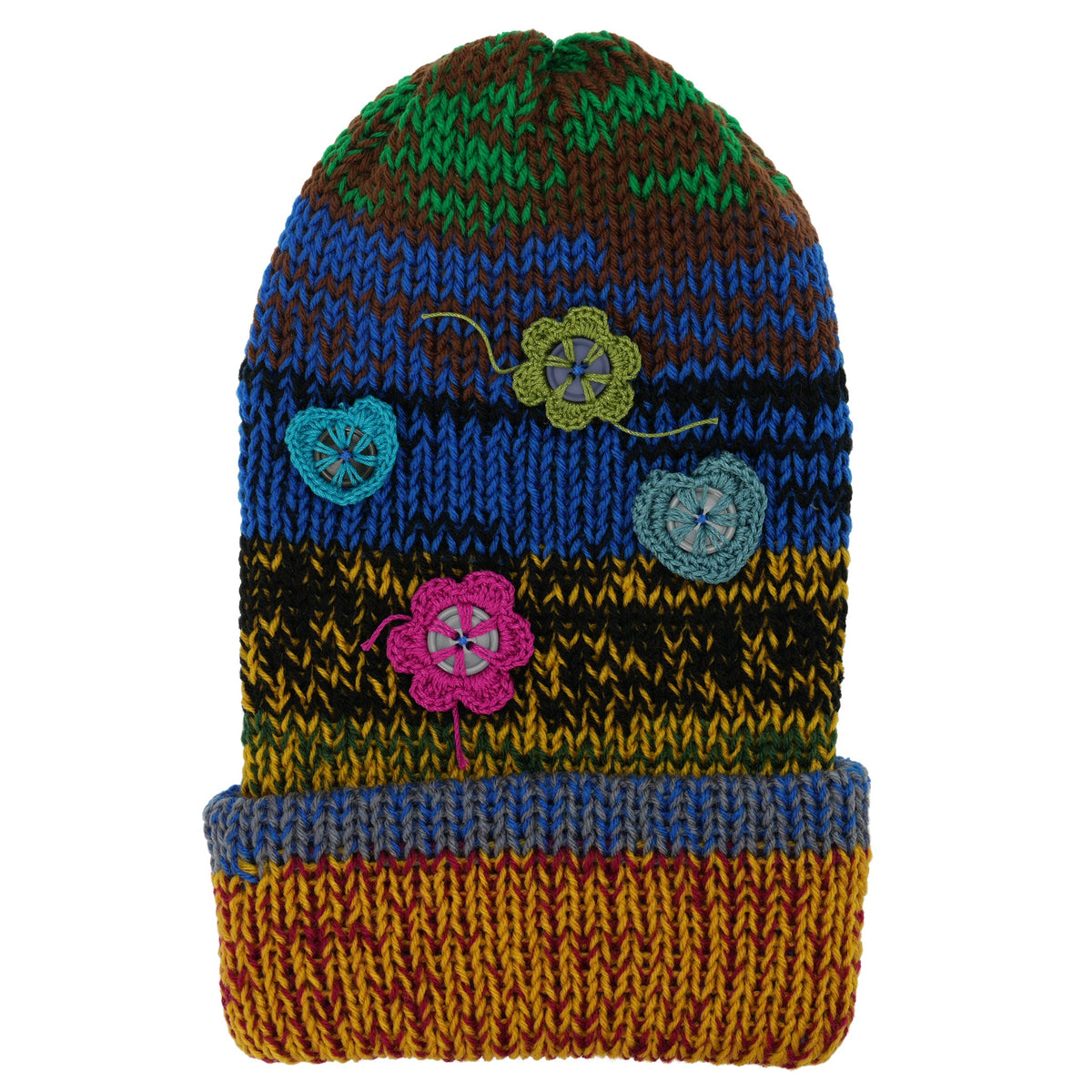 KNIT CAP（RECYCLED YARN BEANIE） / MULTI(NIGHT)