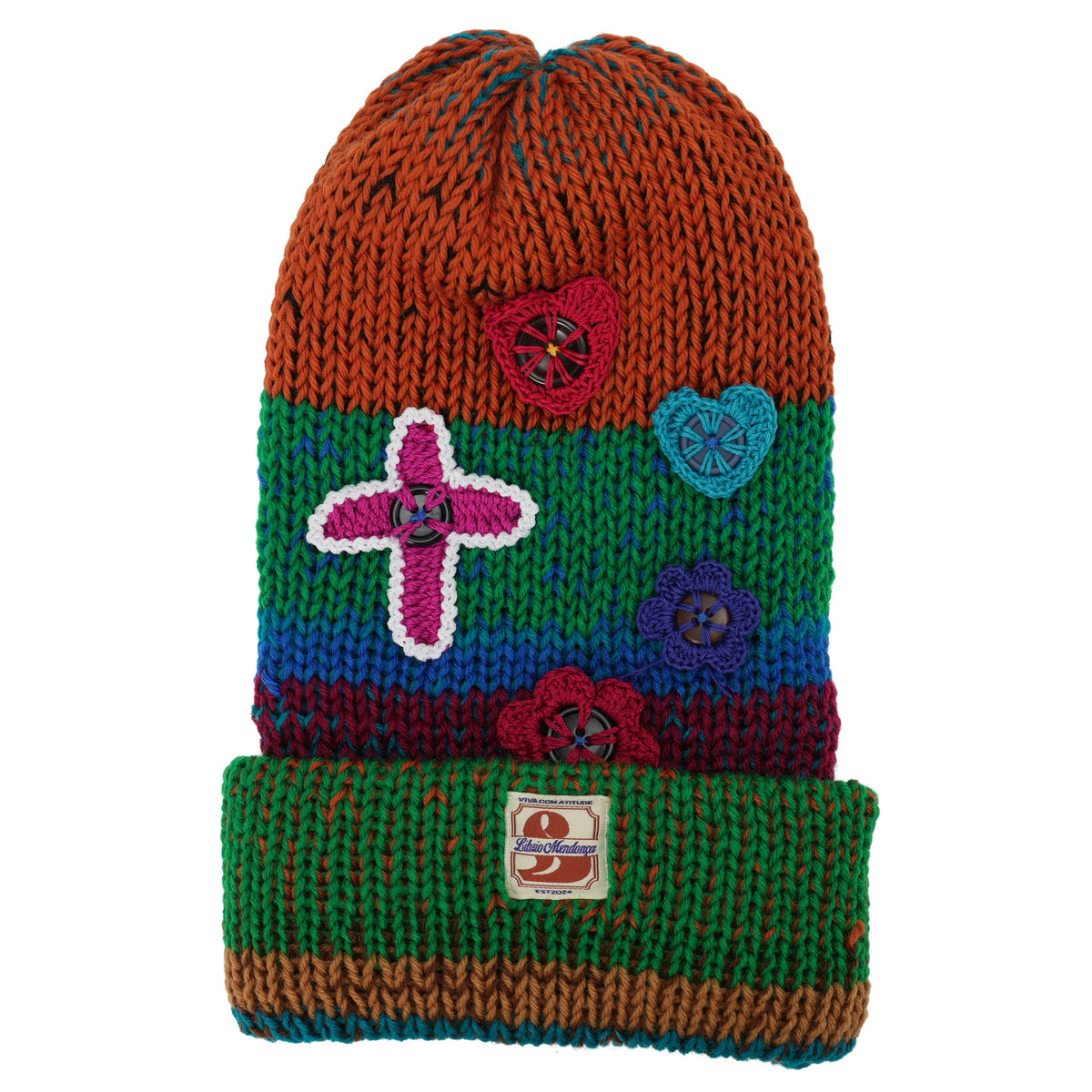 KNIT CAP（RECYCLED YARN BEANIE） / MULTI(NIGHT)