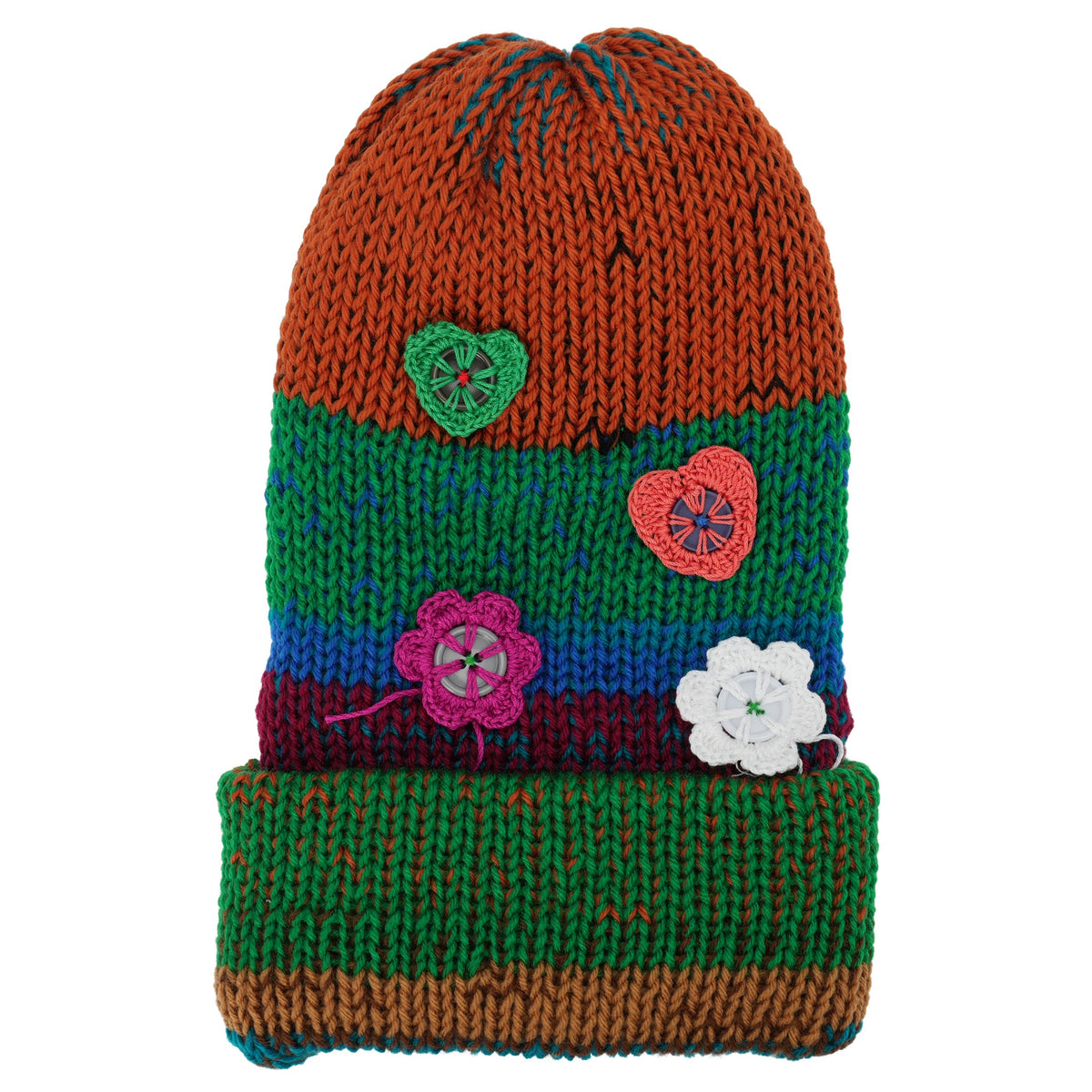 KNIT CAP（RECYCLED YARN BEANIE） / MULTI(NIGHT)