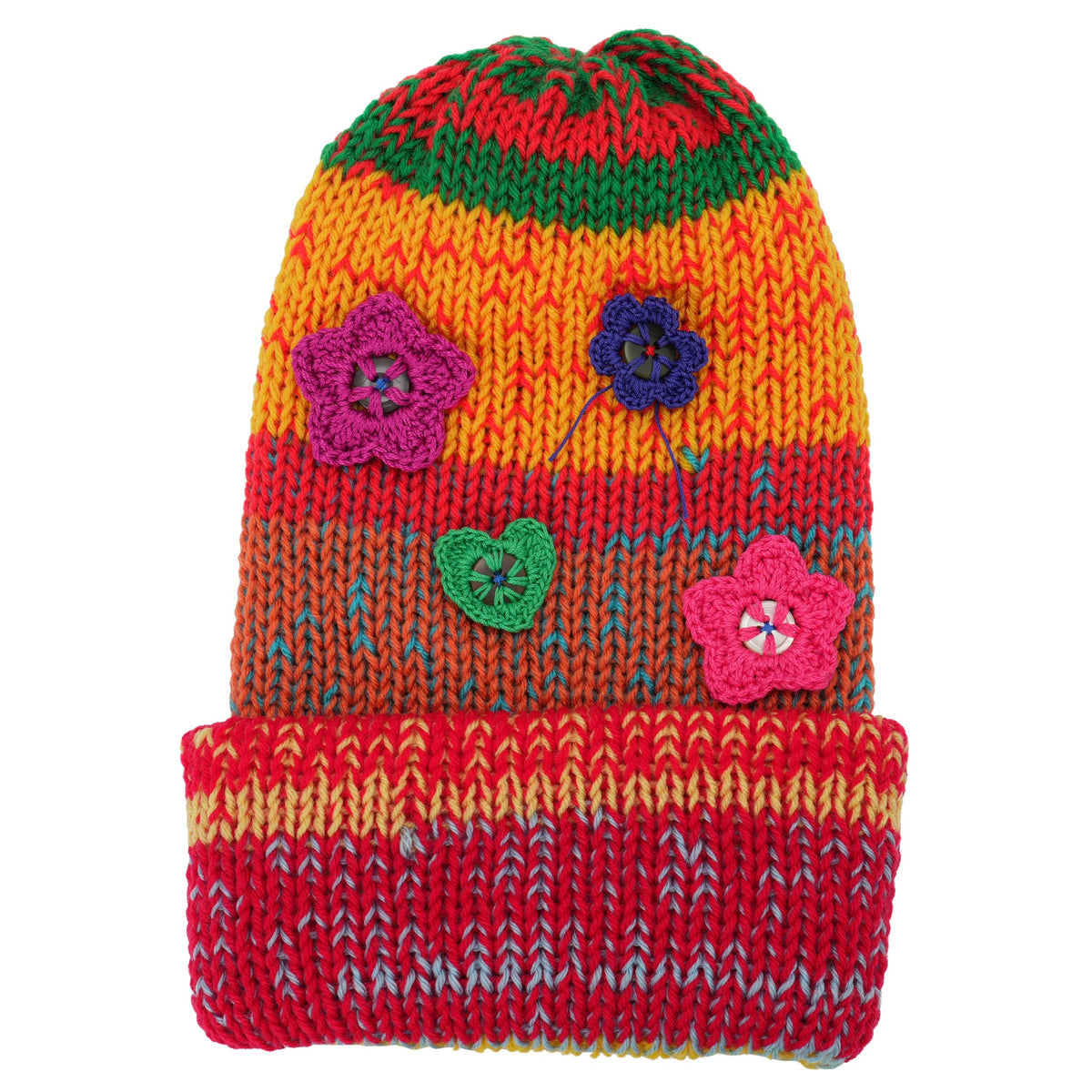 KNIT CAP（RECYCLED YARN BEANIE） / MULTI(MORNING)