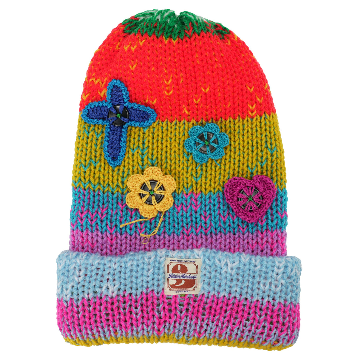 KNIT CAP（RECYCLED YARN BEANIE） / MULTI(MORNING)