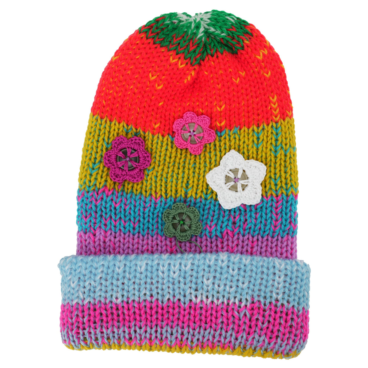 KNIT CAP（RECYCLED YARN BEANIE） / MULTI(MORNING)