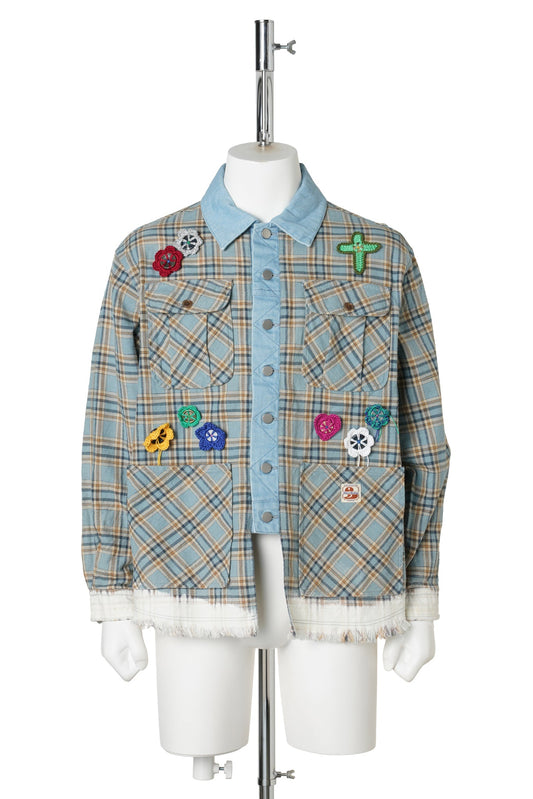 SHIRT（DOCKING CHECK SHIRT） / BLUE