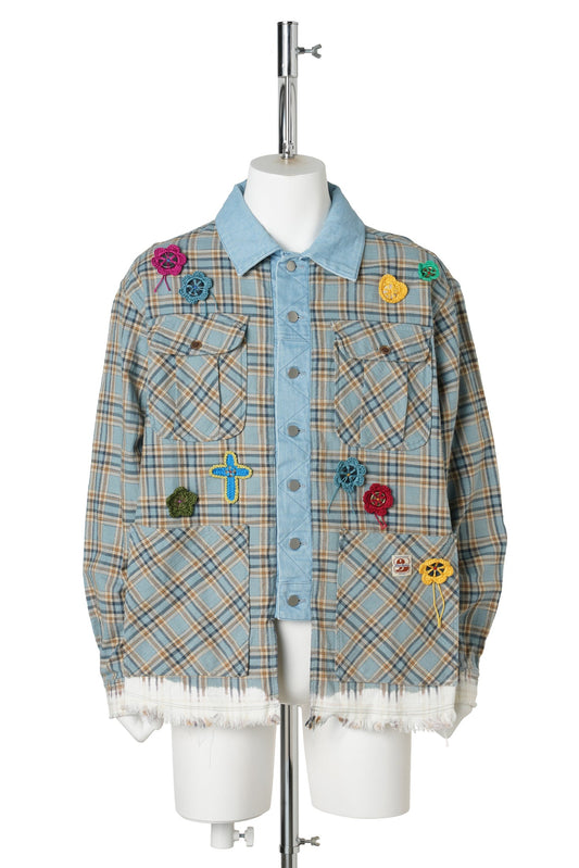 SHIRT（DOCKING CHECK SHIRT） / BLUE