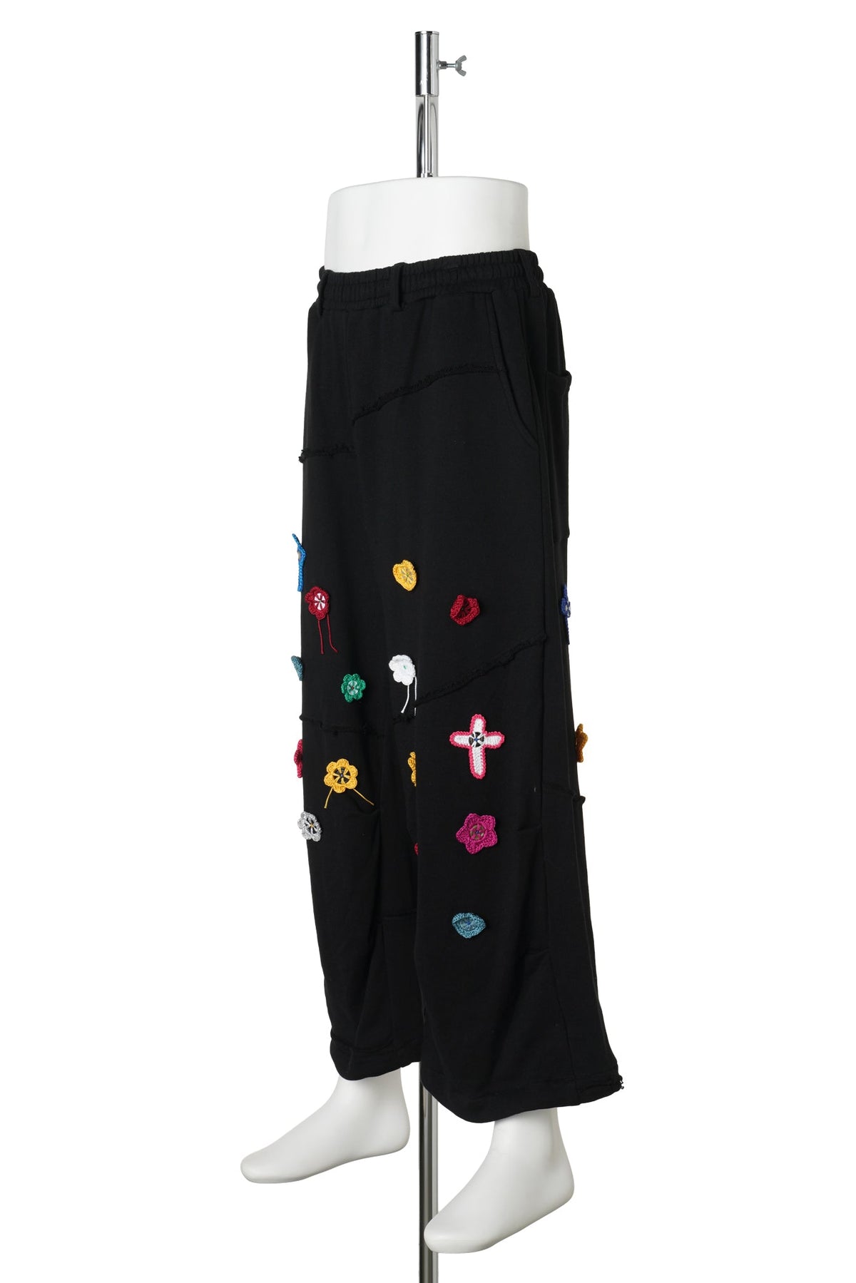 PANTS （WIDE SWEAT PANTS) / BLACK