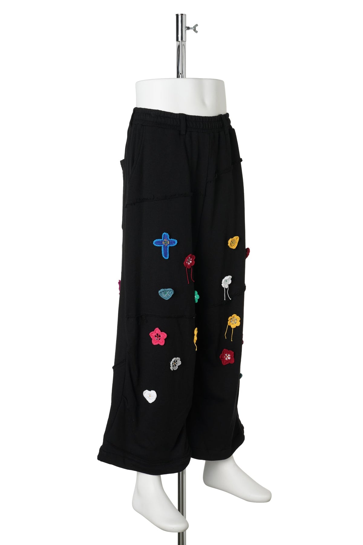 PANTS （WIDE SWEAT PANTS) / BLACK