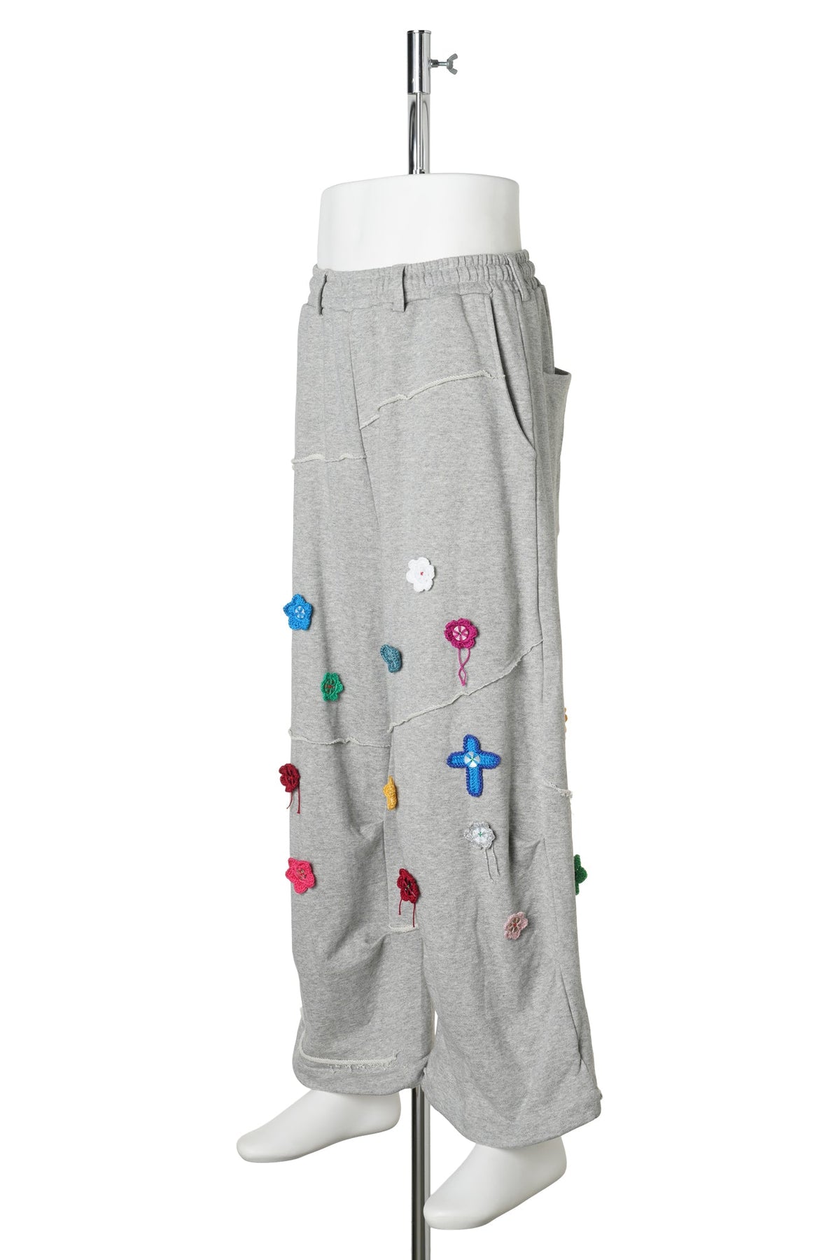 PANTS （WIDE SWEAT PANTS) / GRAY
