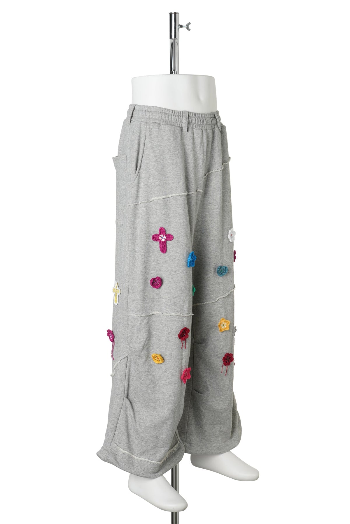 PANTS （WIDE SWEAT PANTS) / GRAY
