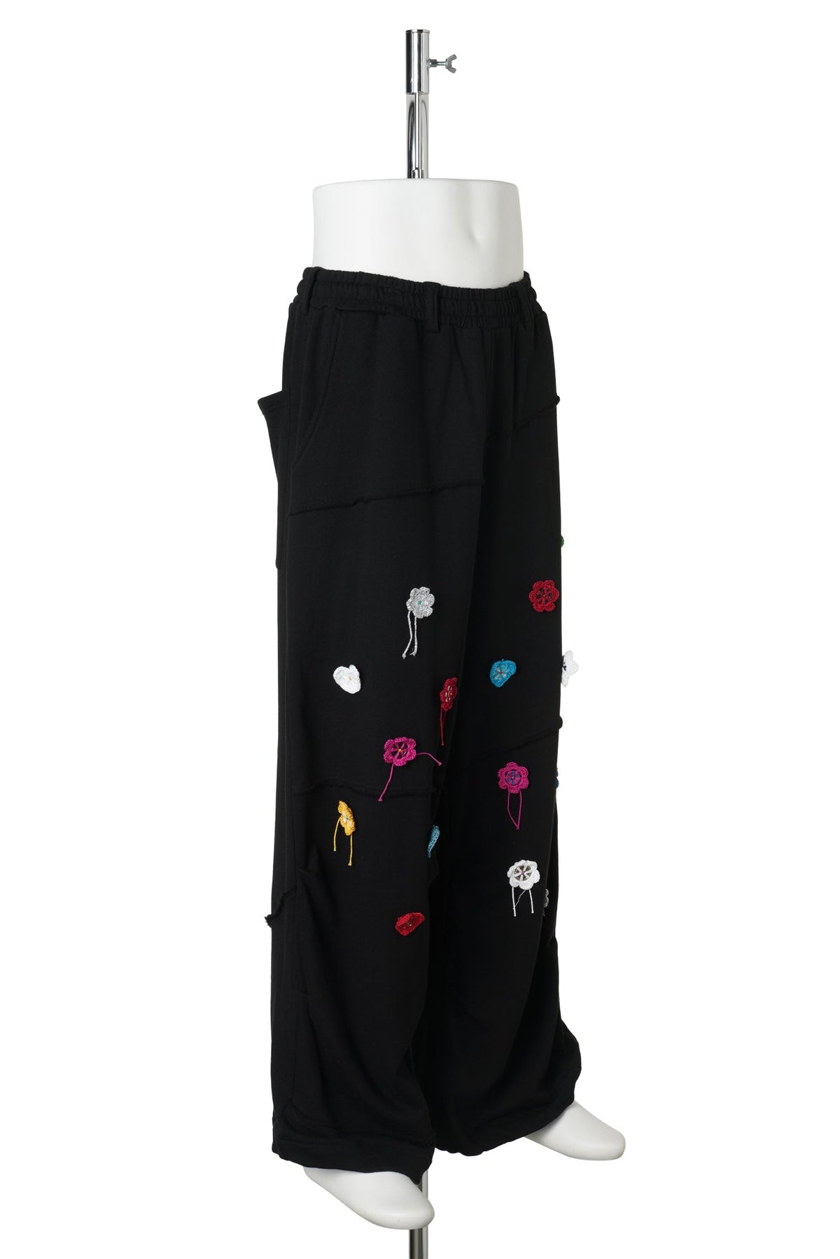 PANTS （WIDE SWEAT PANTS) / BLACK
