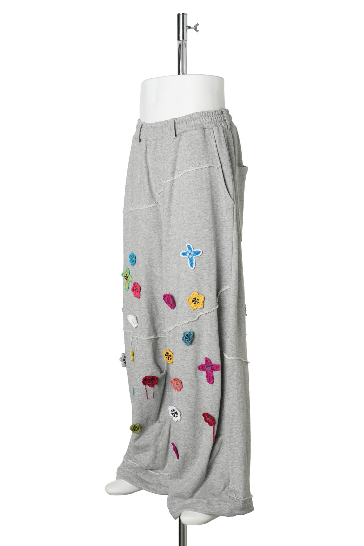 PANTS （WIDE SWEAT PANTS) / GRAY