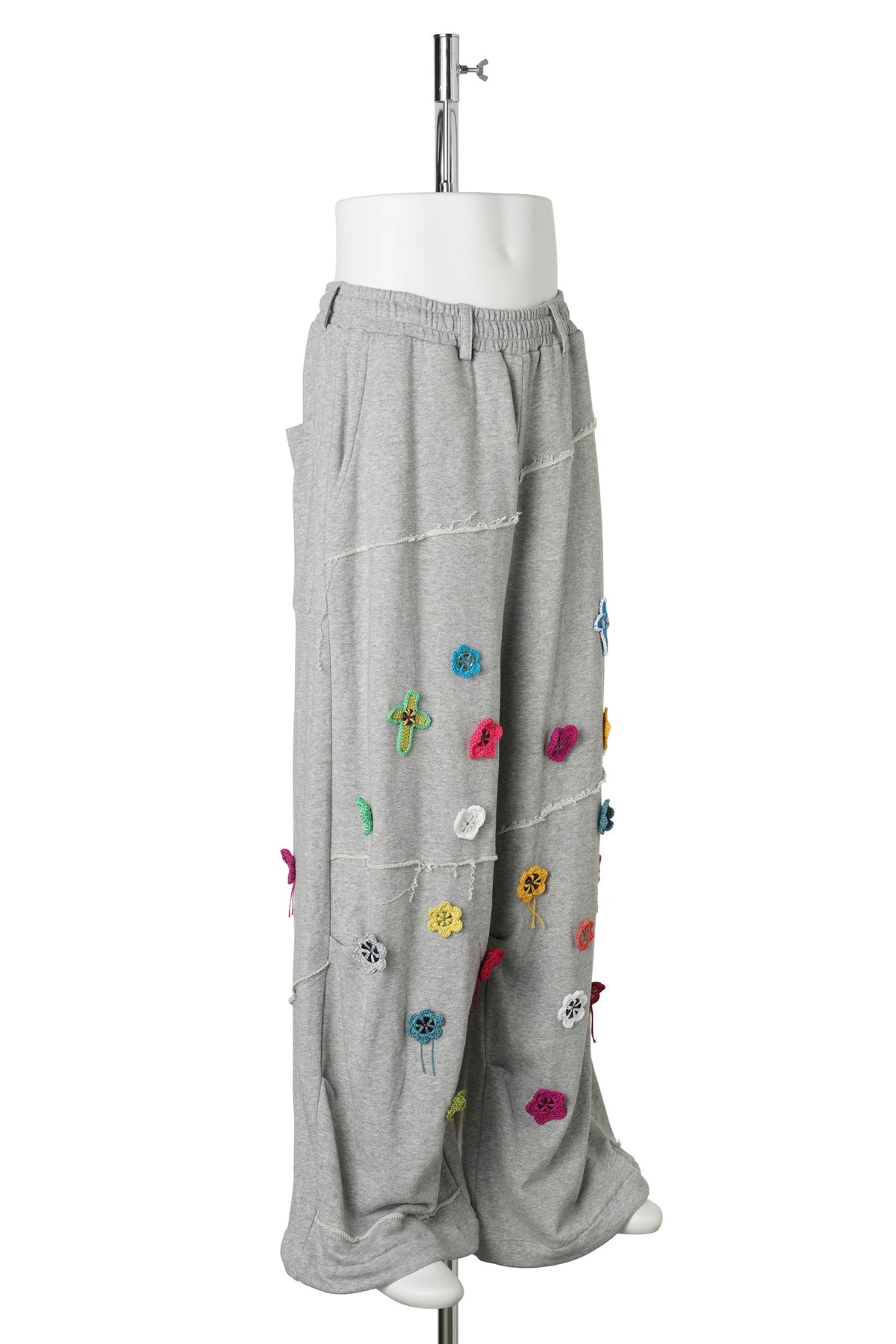 PANTS （WIDE SWEAT PANTS) / GRAY