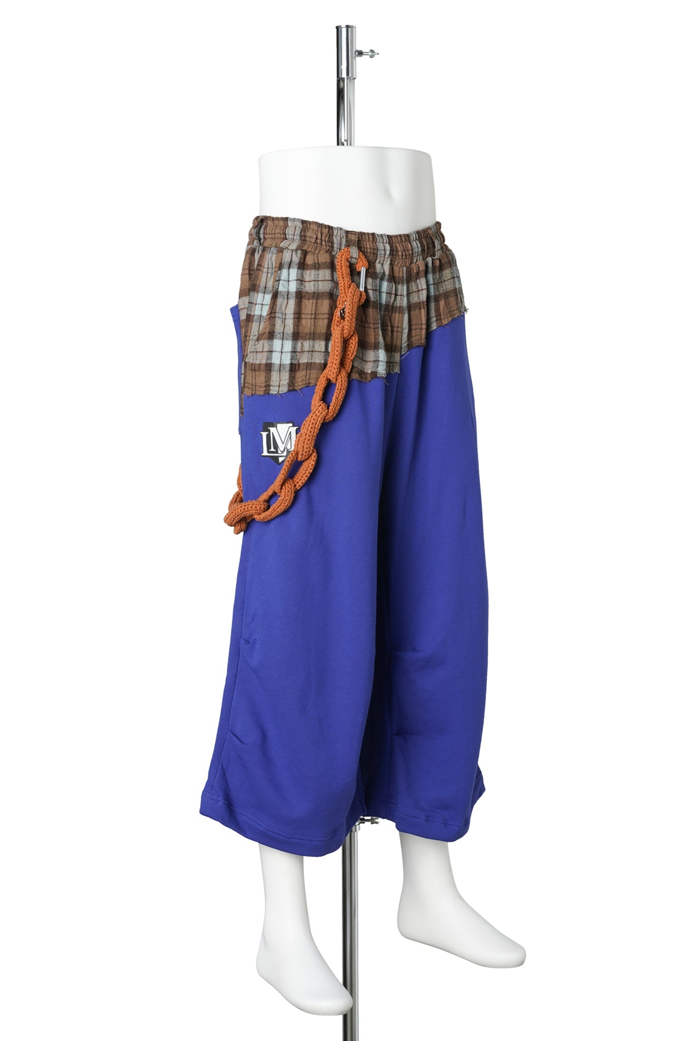 DOCKING SWEAT SHORTS / BLUE
