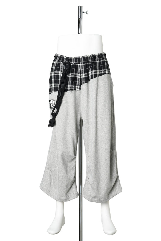 DOCKING SWEAT SHORTS / GRAY