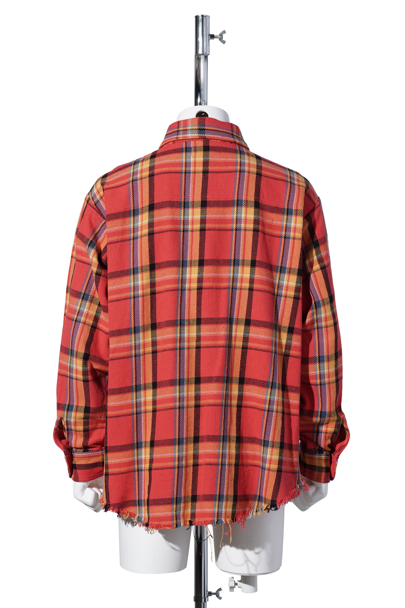 DAMAGED FLANNEL SHIRTS / RED