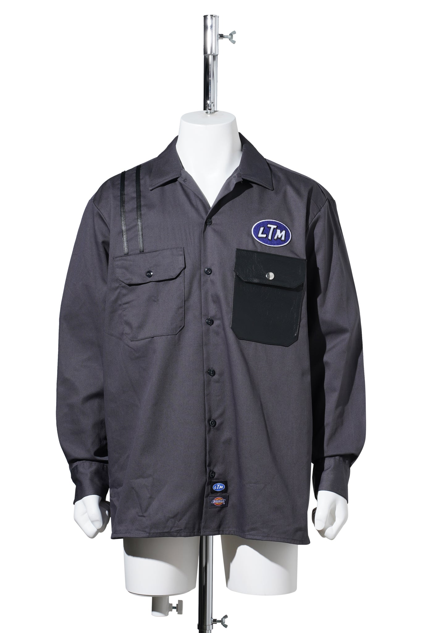LASTMAN x DICKIES WORK SHIRTS feat.DICKIES / GREY