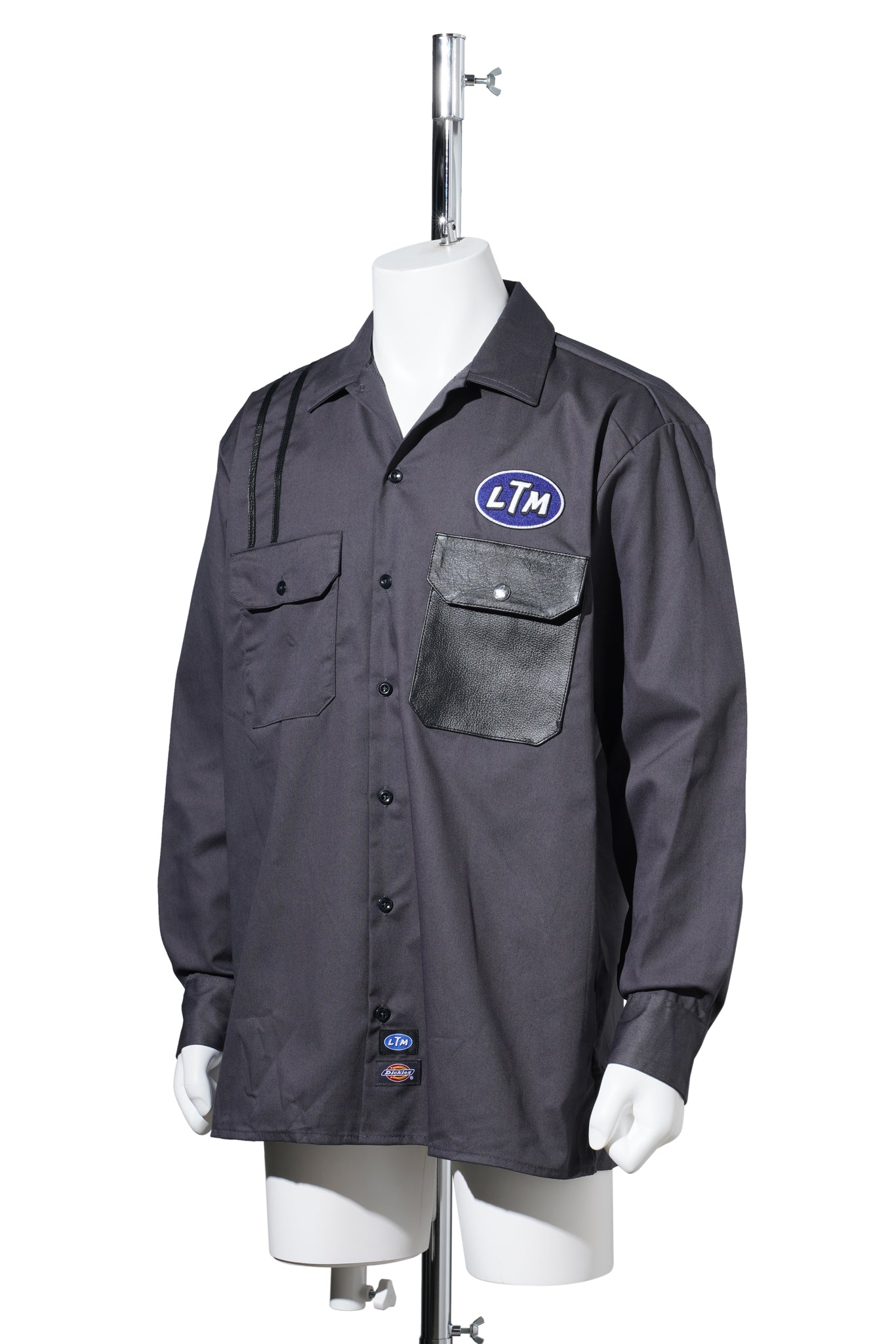 LASTMAN x DICKIES WORK SHIRTS feat.DICKIES / GREY