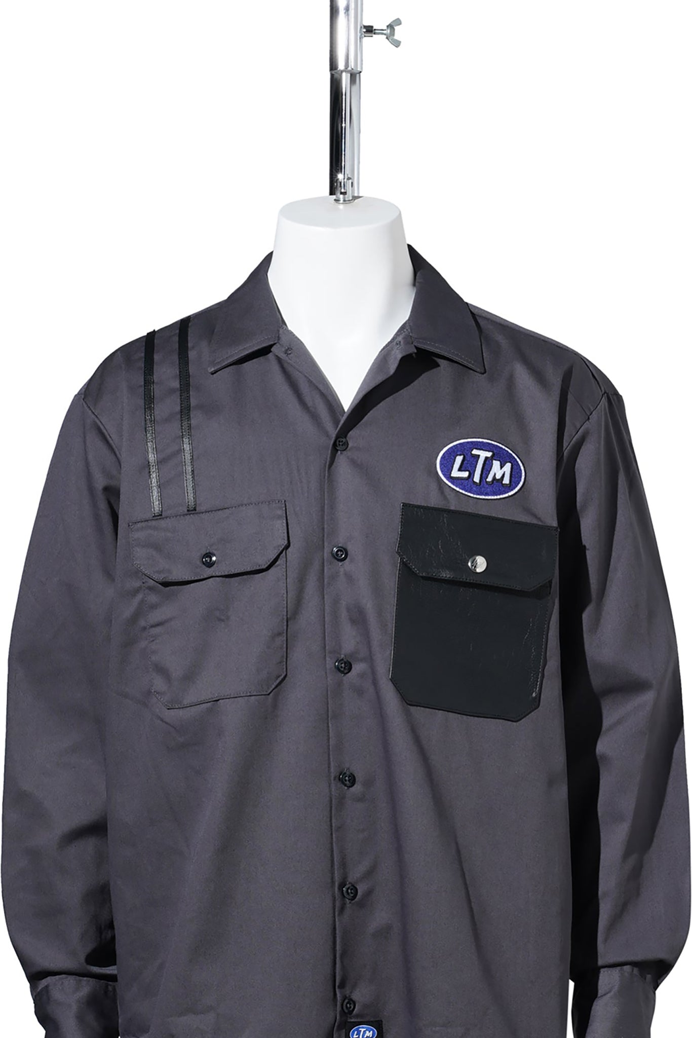 LASTMAN x DICKIES WORK SHIRTS feat.DICKIES / GREY