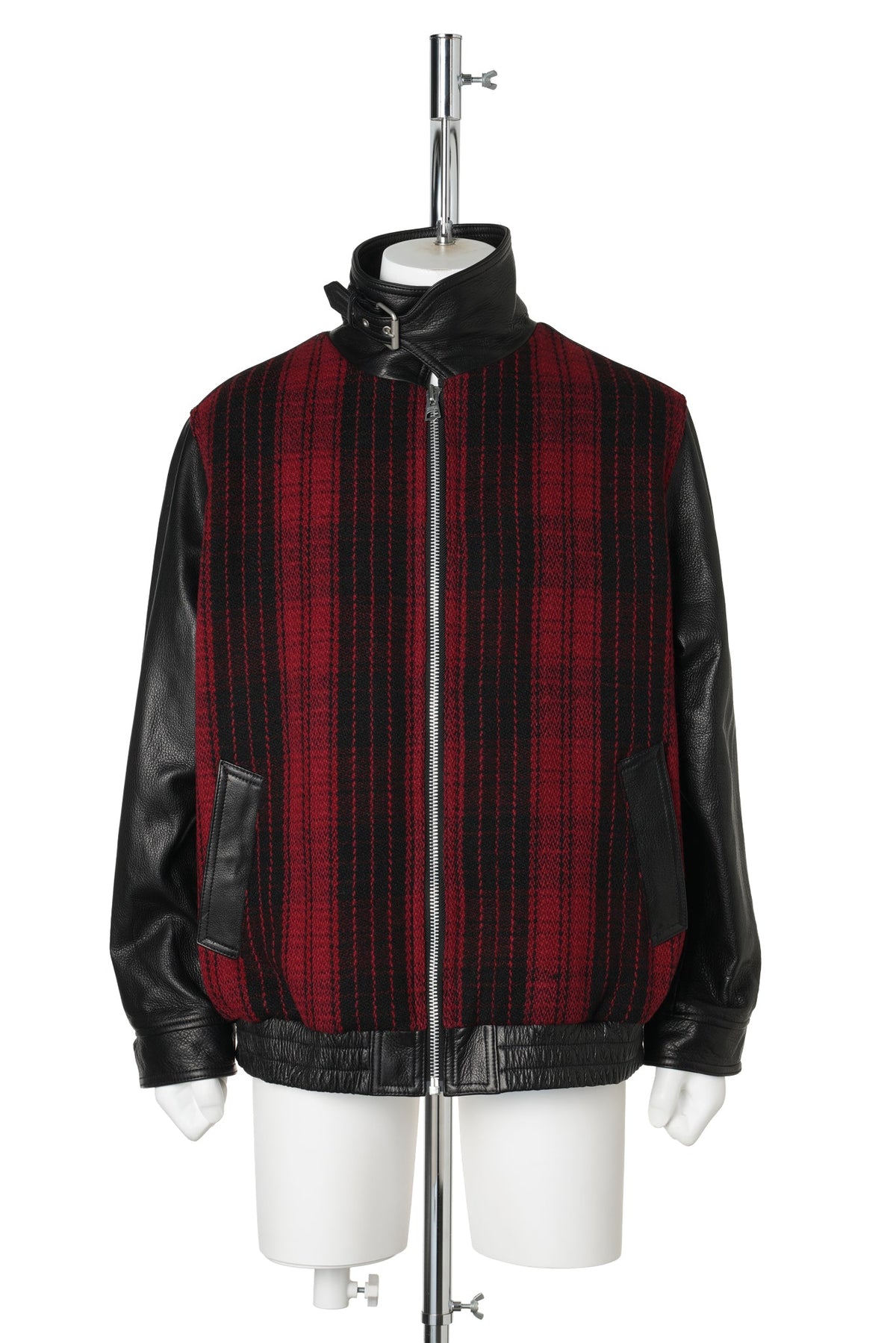 MURDOC LEATHER JACKET / RED
