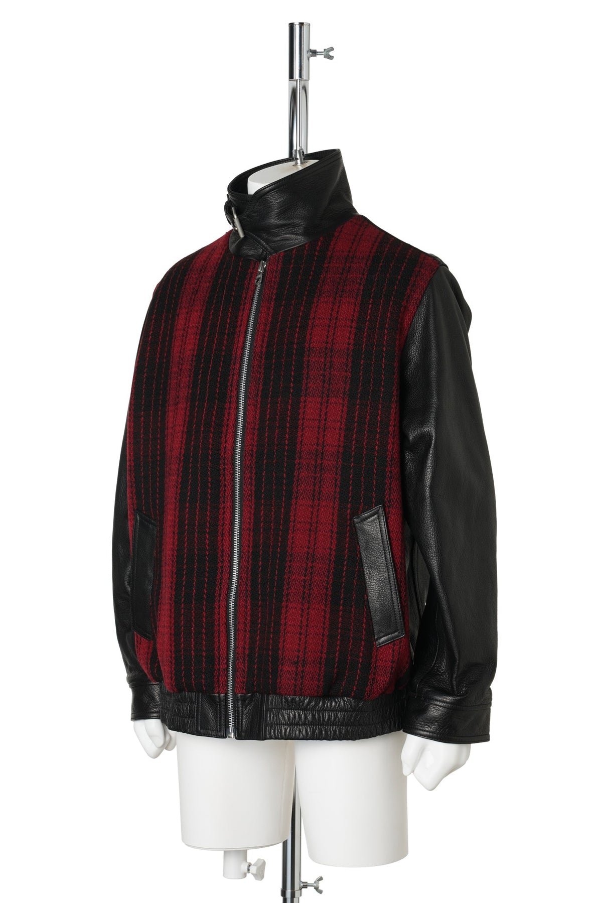 MURDOC LEATHER JACKET / RED
