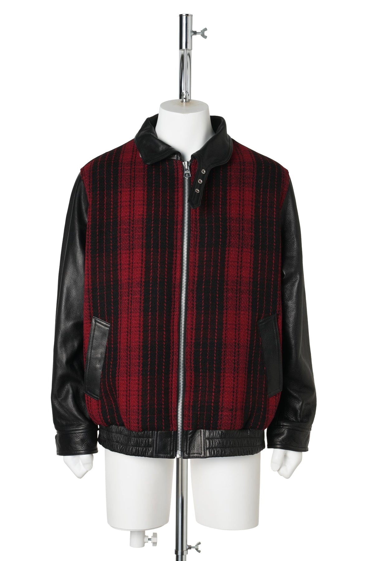 MURDOC LEATHER JACKET / RED