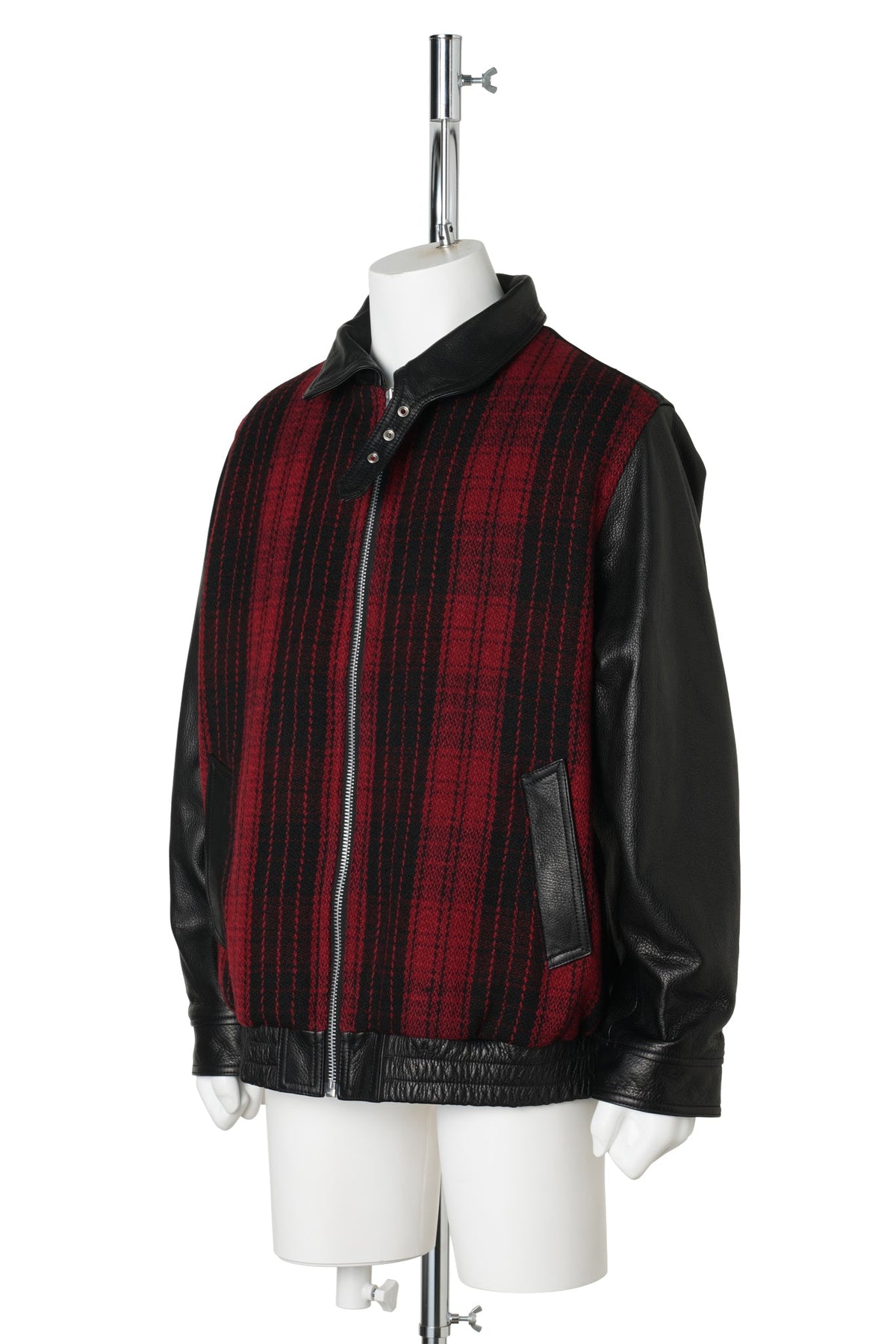 MURDOC LEATHER JACKET / RED