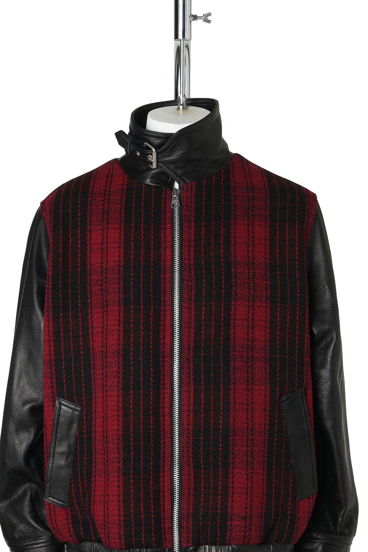 MURDOC LEATHER JACKET / RED