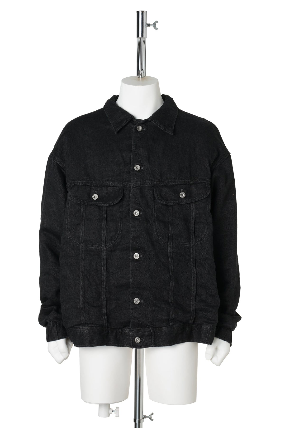DENIM STOM RIDE JACKET / BLACK