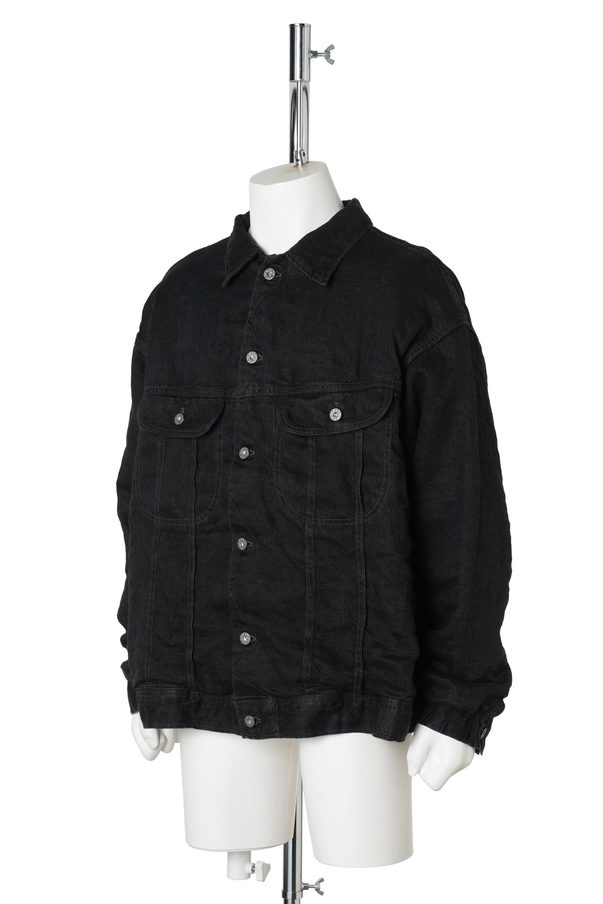 DENIM STOM RIDE JACKET / BLACK