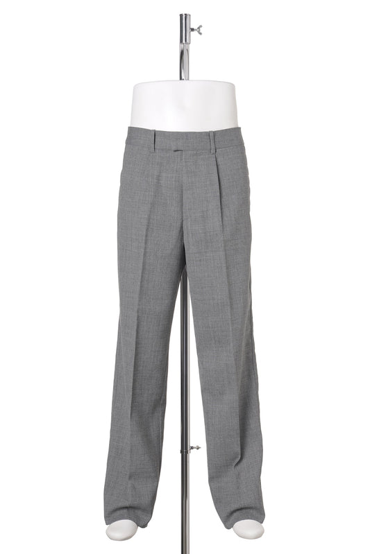 ONE TUCK SLACKS / GRAY