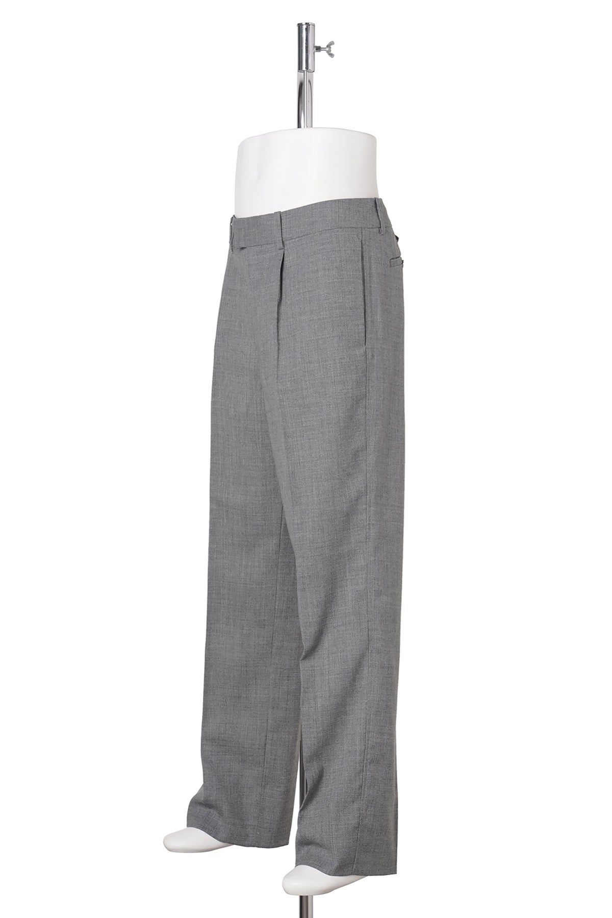 ONE TUCK SLACKS / GRAY