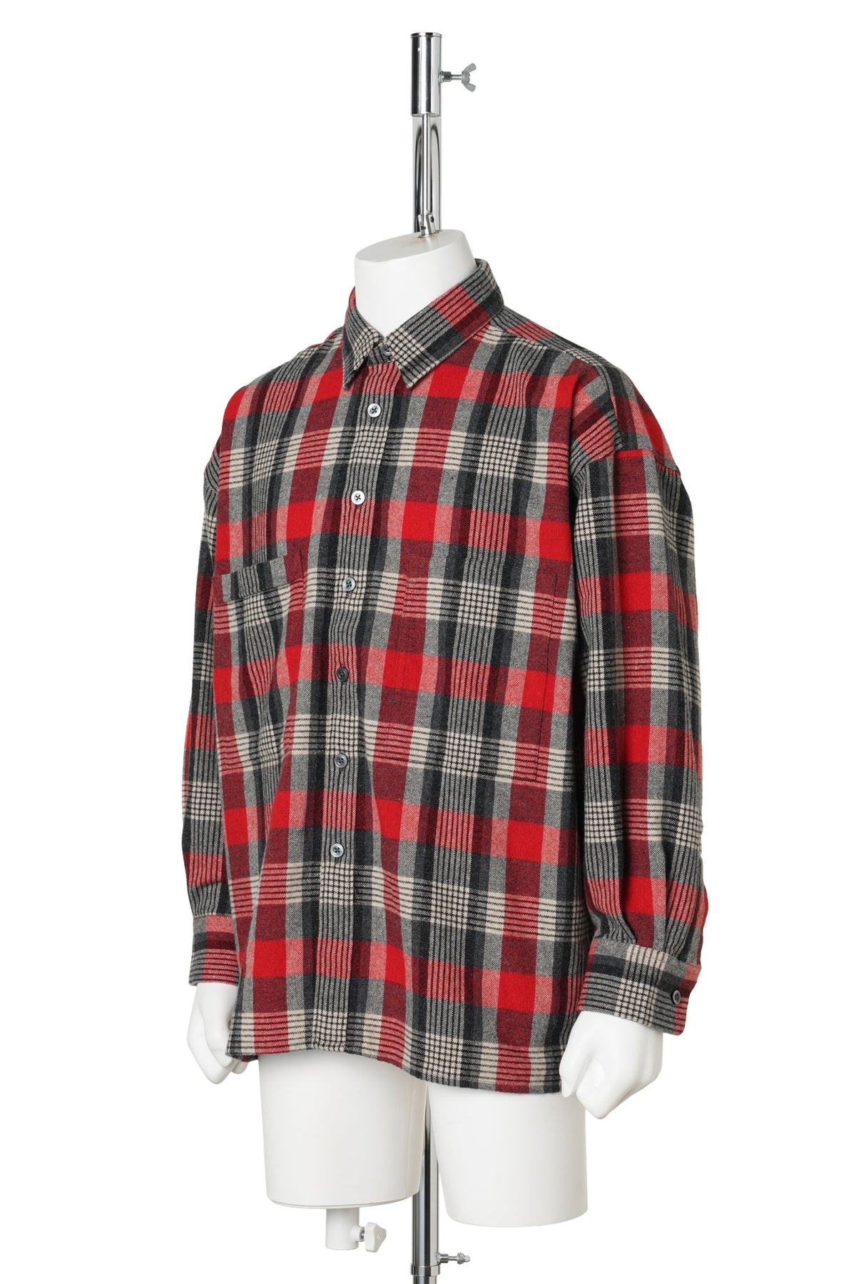 CLASSIC WOOL SHIRT / RED