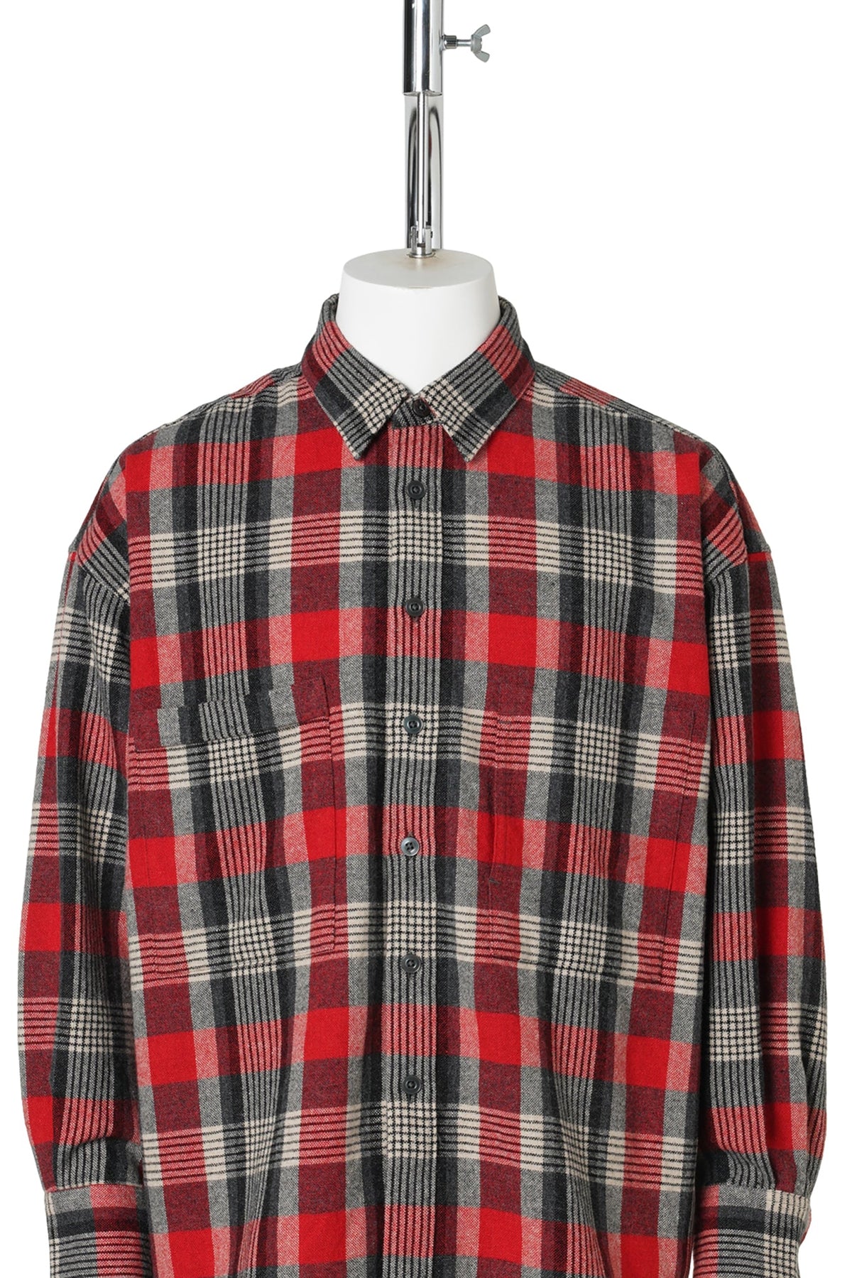 CLASSIC WOOL SHIRT / RED