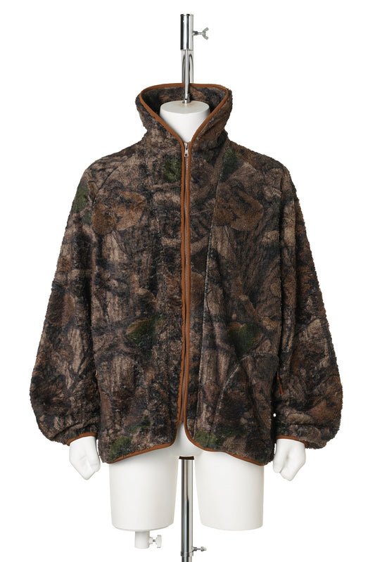 CAMO FLEECE JACKET / CAMO