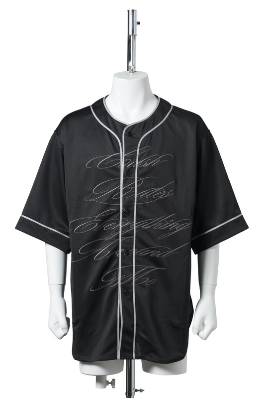 BASEBALL SHIRTS (SS)(C.R.E.A.M) / BLACK