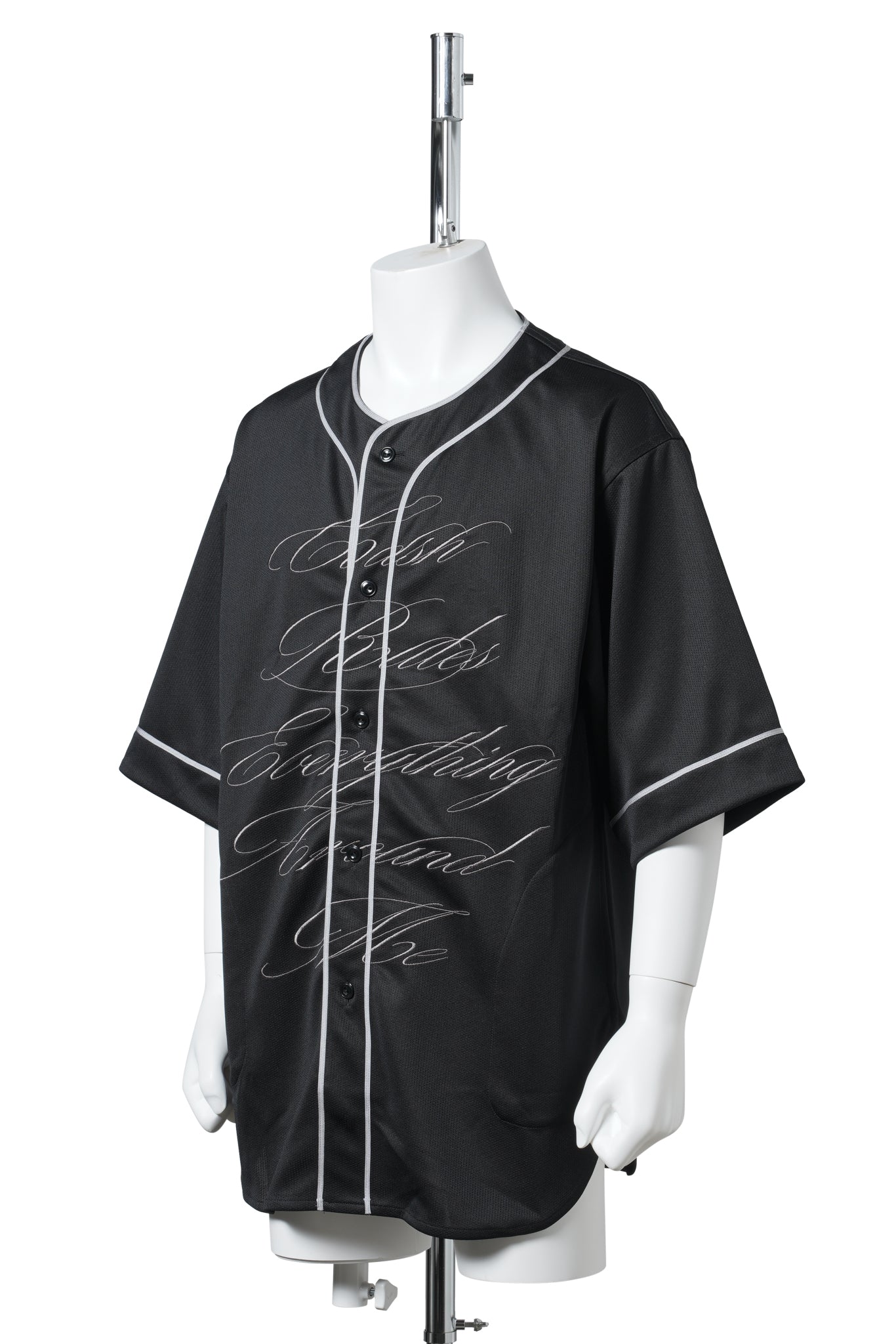 BASEBALL SHIRTS (SS)(C.R.E.A.M) / BLACK