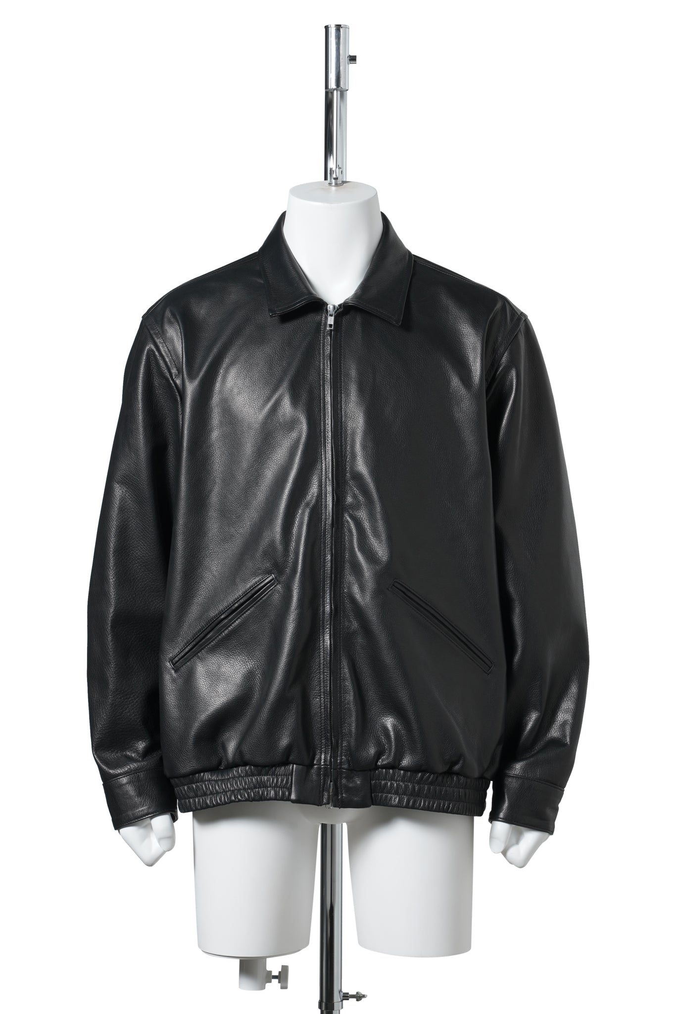 LEATHER DRIZZLER JKT F.STM / BLACK